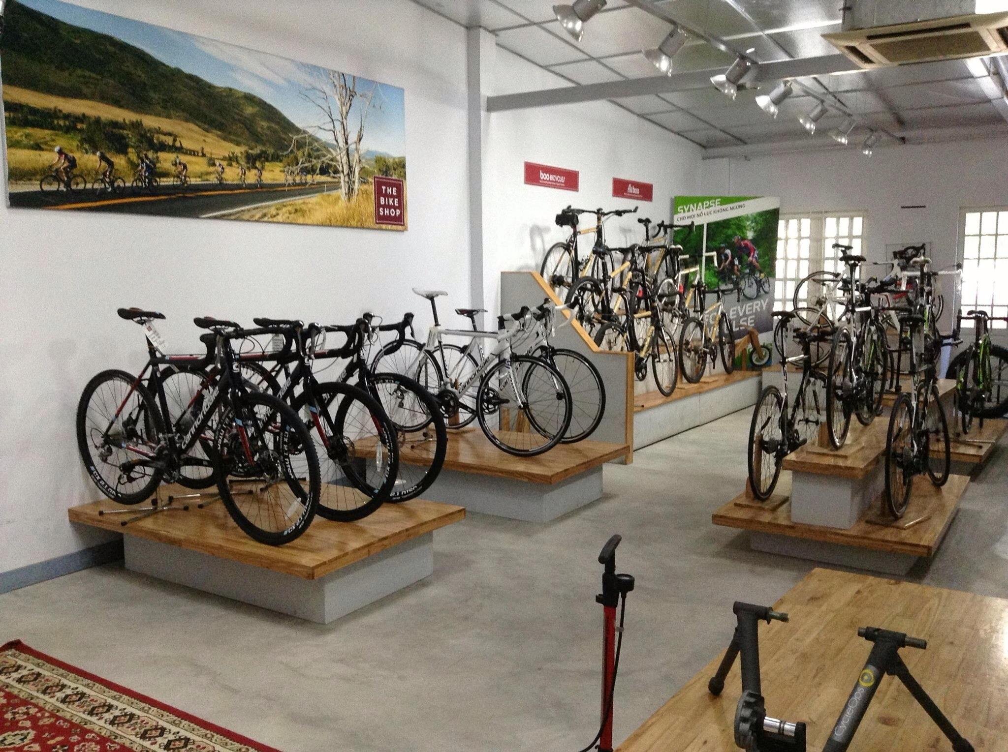 The bicycle hot sale store