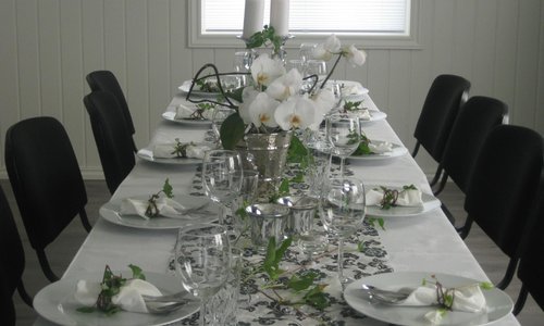 Dekket bord til selskap