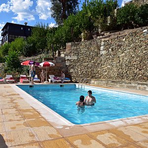 Swimming pool right by River Douro
