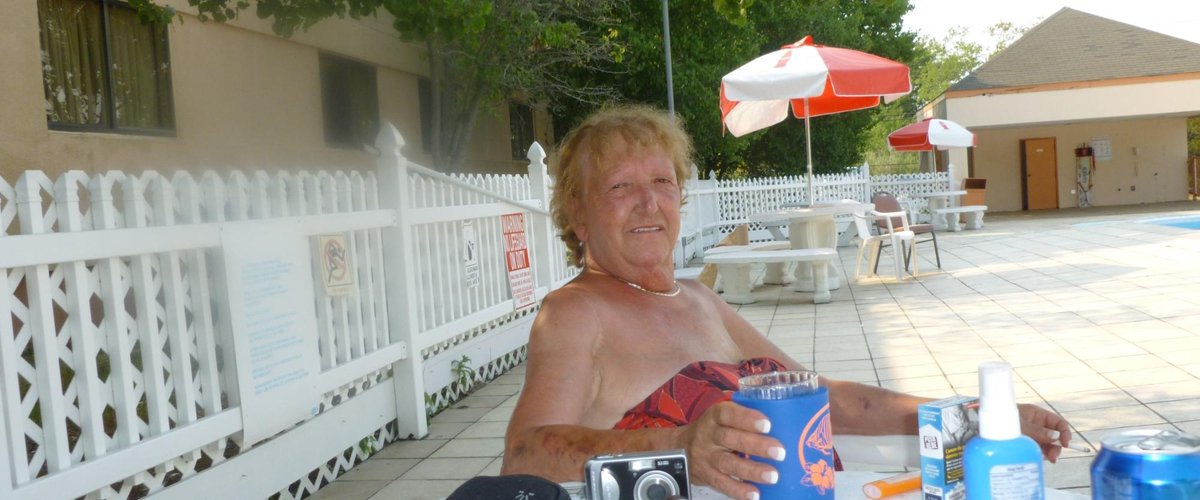 a la piscine