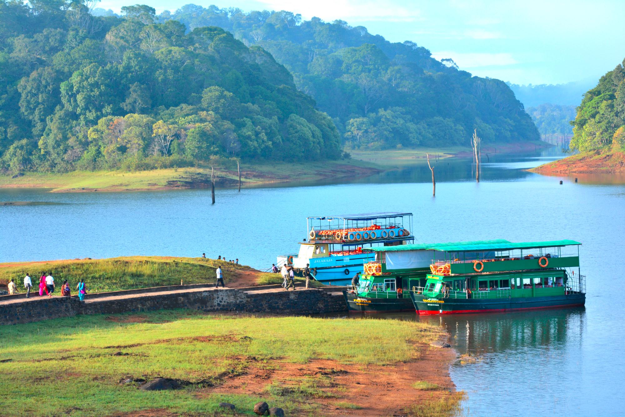 Thekkady is famous for its beautiful scenery and rich biodiversity.