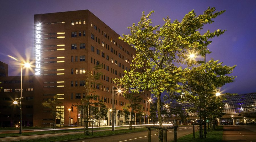 Hotel Exterior at Night