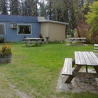 Outside seating area!
