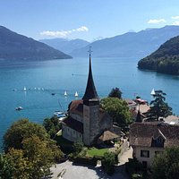 Vue depuis le château de Spiez