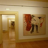 Uma das salas de exposição
