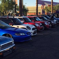 Mini Cooper section at Car Show