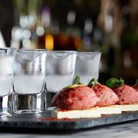 Raw Kibbeh with Arak Shots
