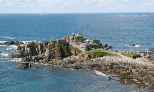 Fort Clonque on a sunny day - Home, for a bit