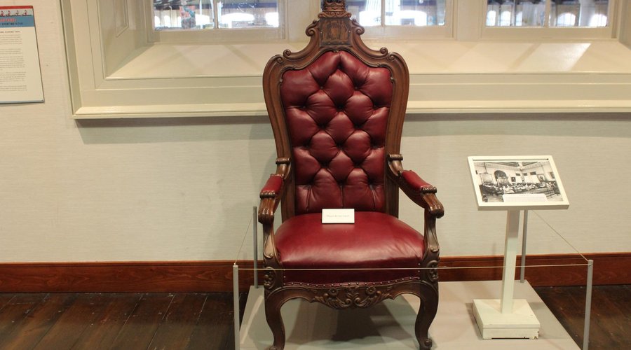 The Mayor's Chair, at the Market Gallery