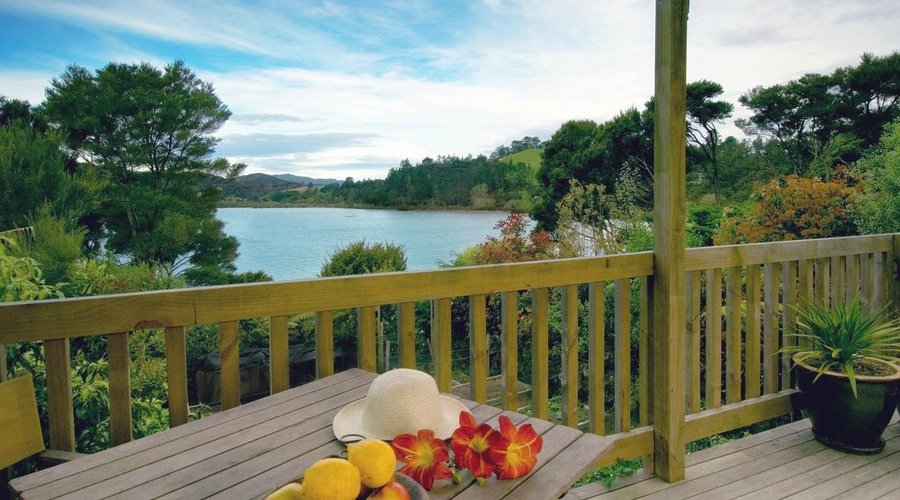 View from Nikau cottage