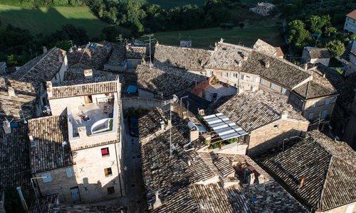 Panorama di Petritoli dalla torre Civica
