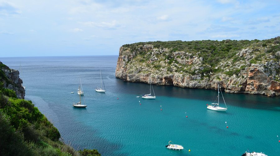 Cala'n Porter - Ingresso alla cala