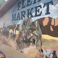 Mural at entrance