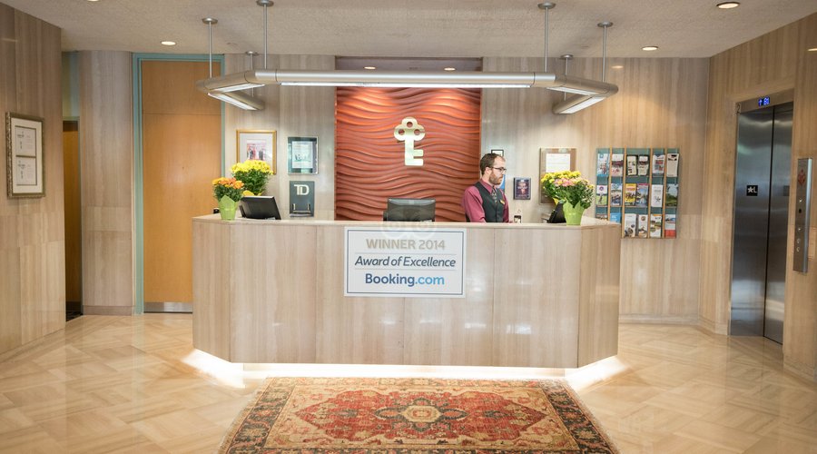 Front Desk at the Cartier Place Suite Hotel