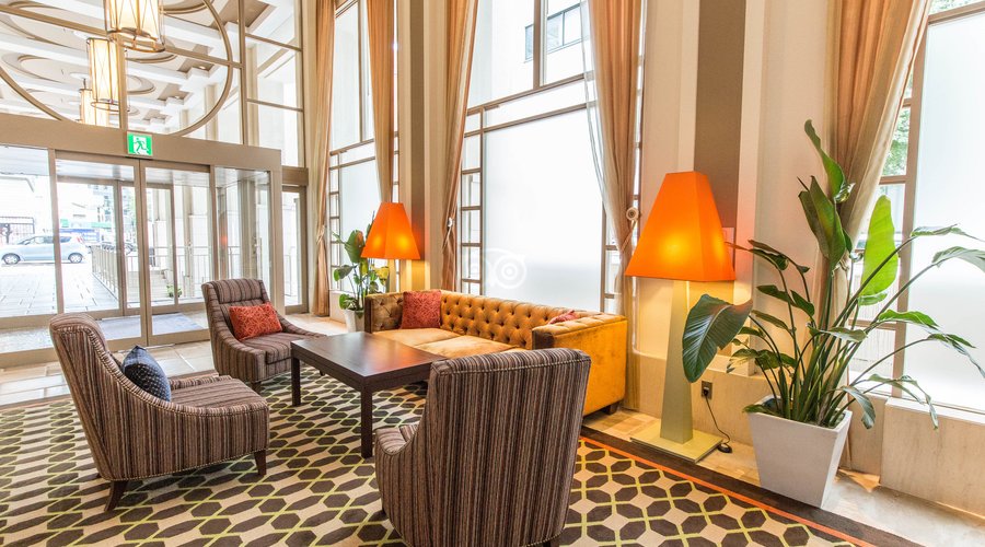 Lobby at the JR Kyushu Hotel Blossom Fukuoka