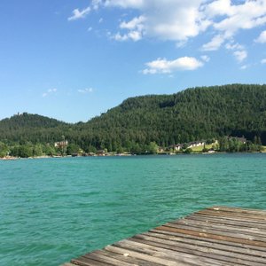 Il pontile sul lago