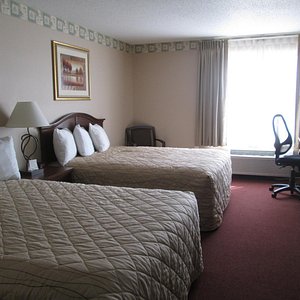 Hotel room at Prairie's Edge Resort