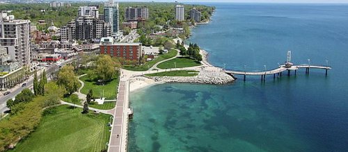 Aerial View of Waterfront