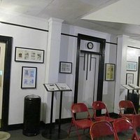 upstairs
