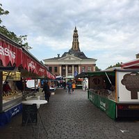 View of the Der-Aa chruch from the Fish market