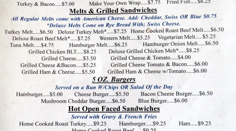 Marsha's Family Restaurant - Menu 3