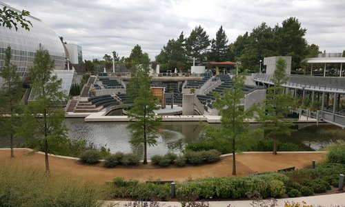 Teh outdoor auditorium