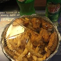 Крылышки с фри