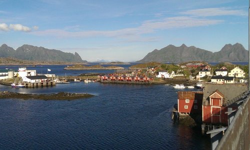 Rorbuer auf Svinøya in Svolvær