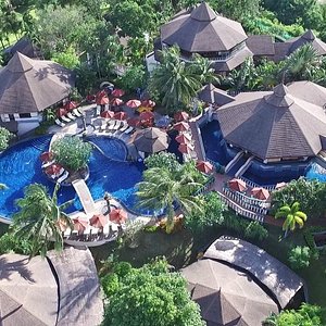 Areal view of Mangosteen Resort