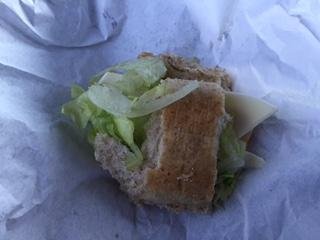 My huge sandwich - are you kidding me?