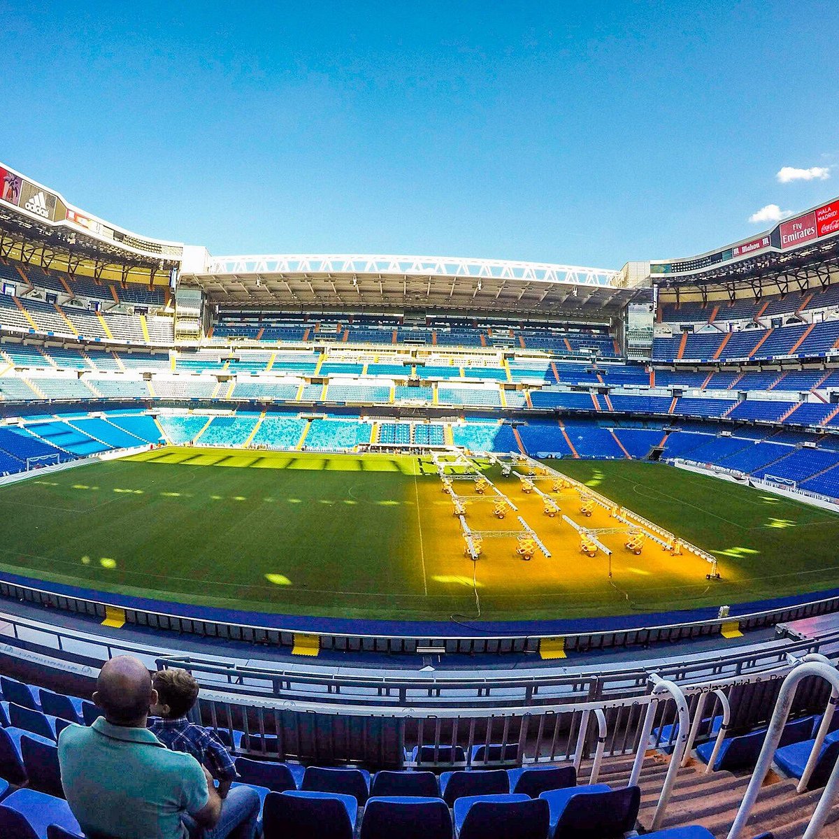 Estadio de Santiago Bernabéu, Spain - Warmup