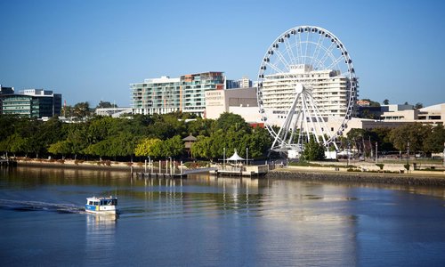 A typical day in Brisbane - blue skies and sunshine!
