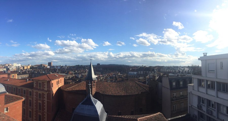 Superbe vue sur la ville, c'est vraiment beau !