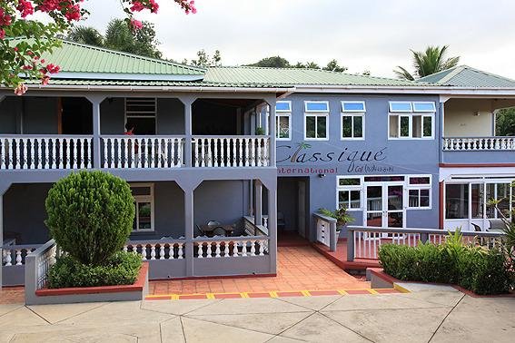 Front view of hotel