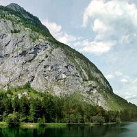 Bluntausee looking down the lake