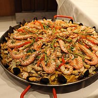 Una paella increible