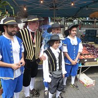 Rubensmarkt in Antwerpen op 15 augustus