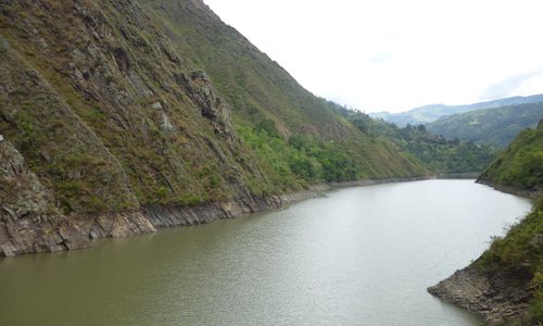 vista del embalse