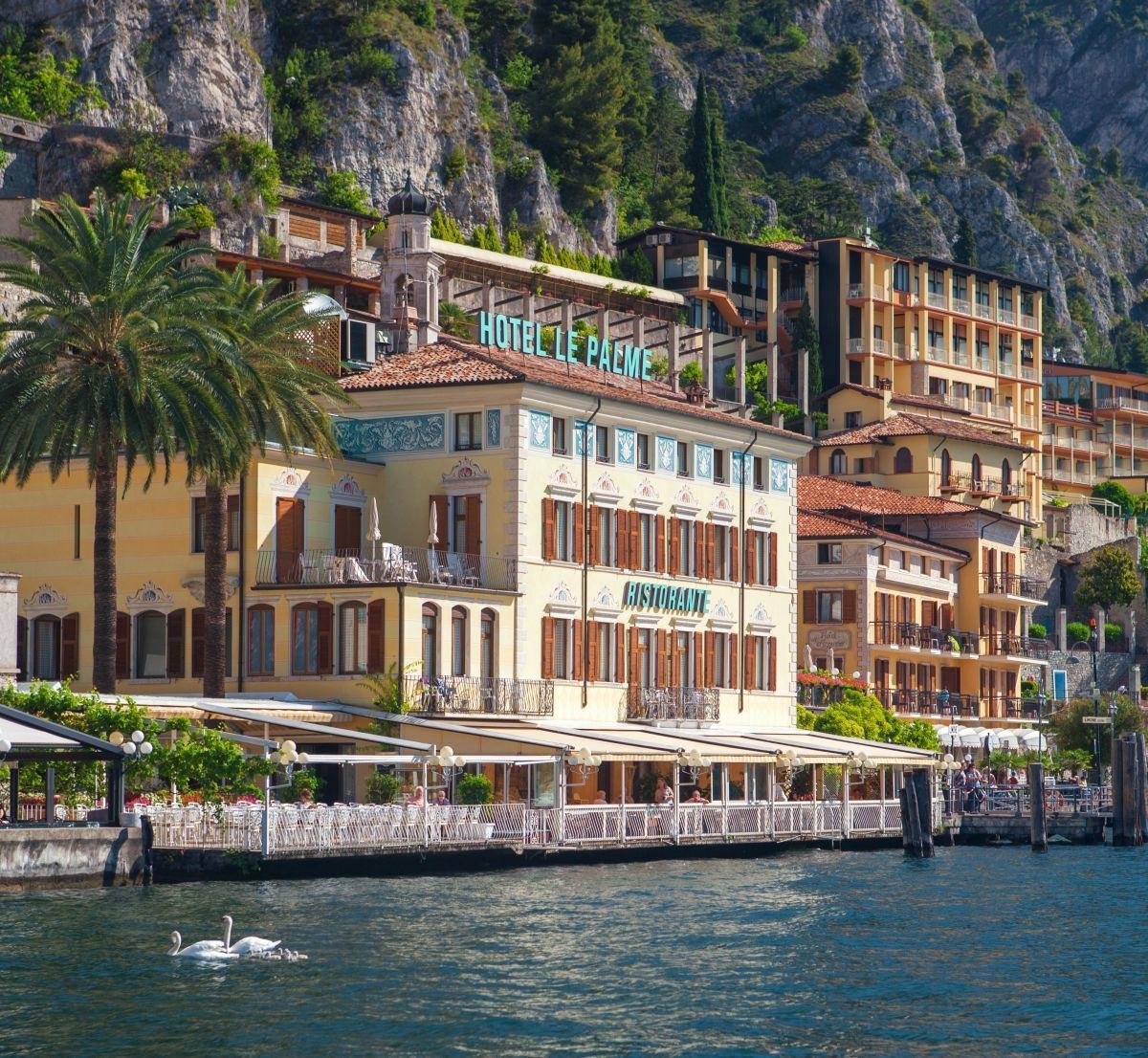 le palme hotel limone lake garda italy