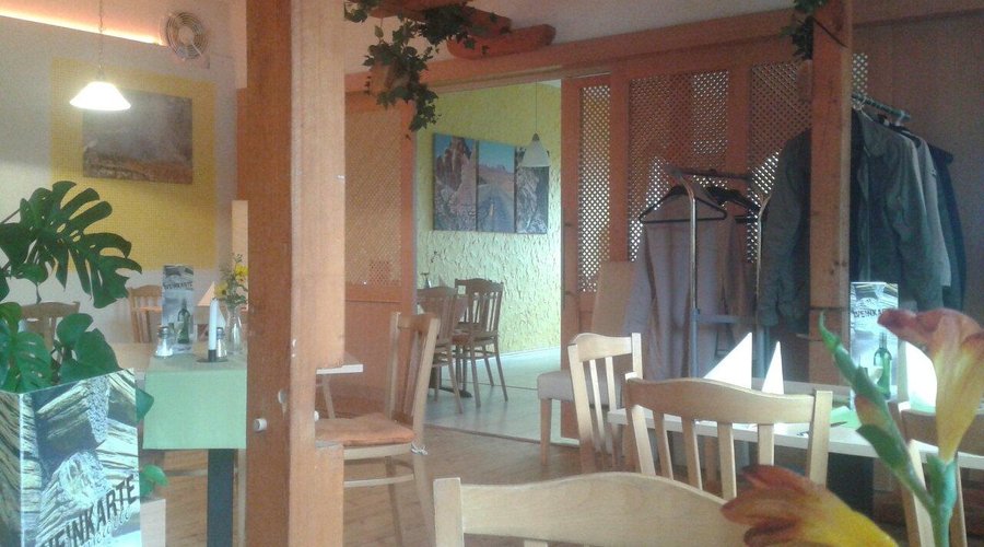 Vom Tisch am Eingang
