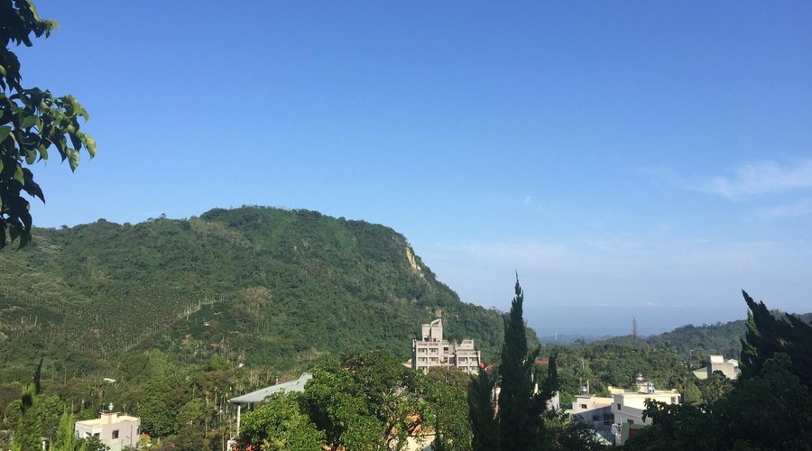 山莊前庭的景觀一隅