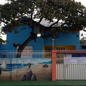 Fachada do hostel
