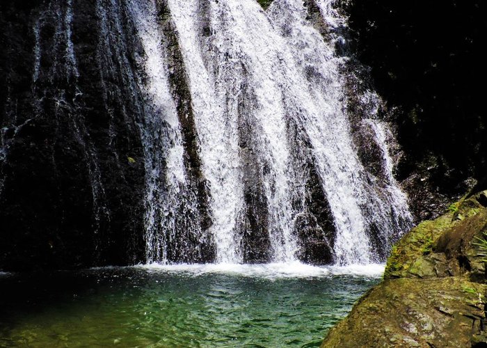 One of the many waterfalls