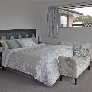 Super king bed Kowhai room