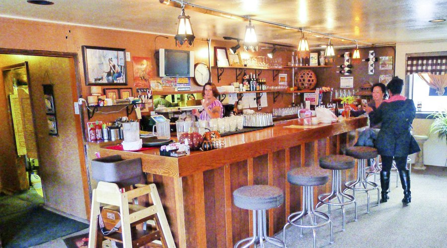View of the bar...