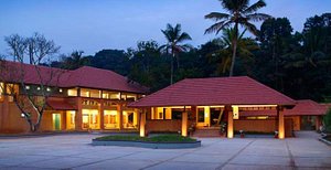 ABAD Green Forest Resort in Thekkady, image may contain: Resort, Hotel, Building, Architecture