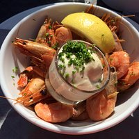 Smoked shrimp