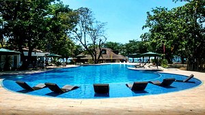 Matabungkay Beach Hotel in Luzon, image may contain: Resort, Hotel, Villa, Pool