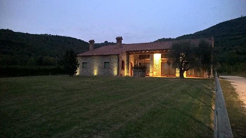 Bellissimo lo scorcio sulle colline del padovano