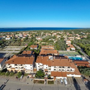 Hotel from sky
